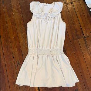 Amanda Uprichard Ivory Ruffle Dress